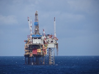 North Sea Oil Rig