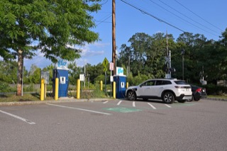 Flo EV fast charging station at Hingham Depot