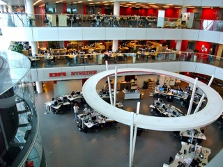The newsroom at DR